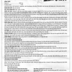 Viên nén sủi bọt Bocalex C 1000