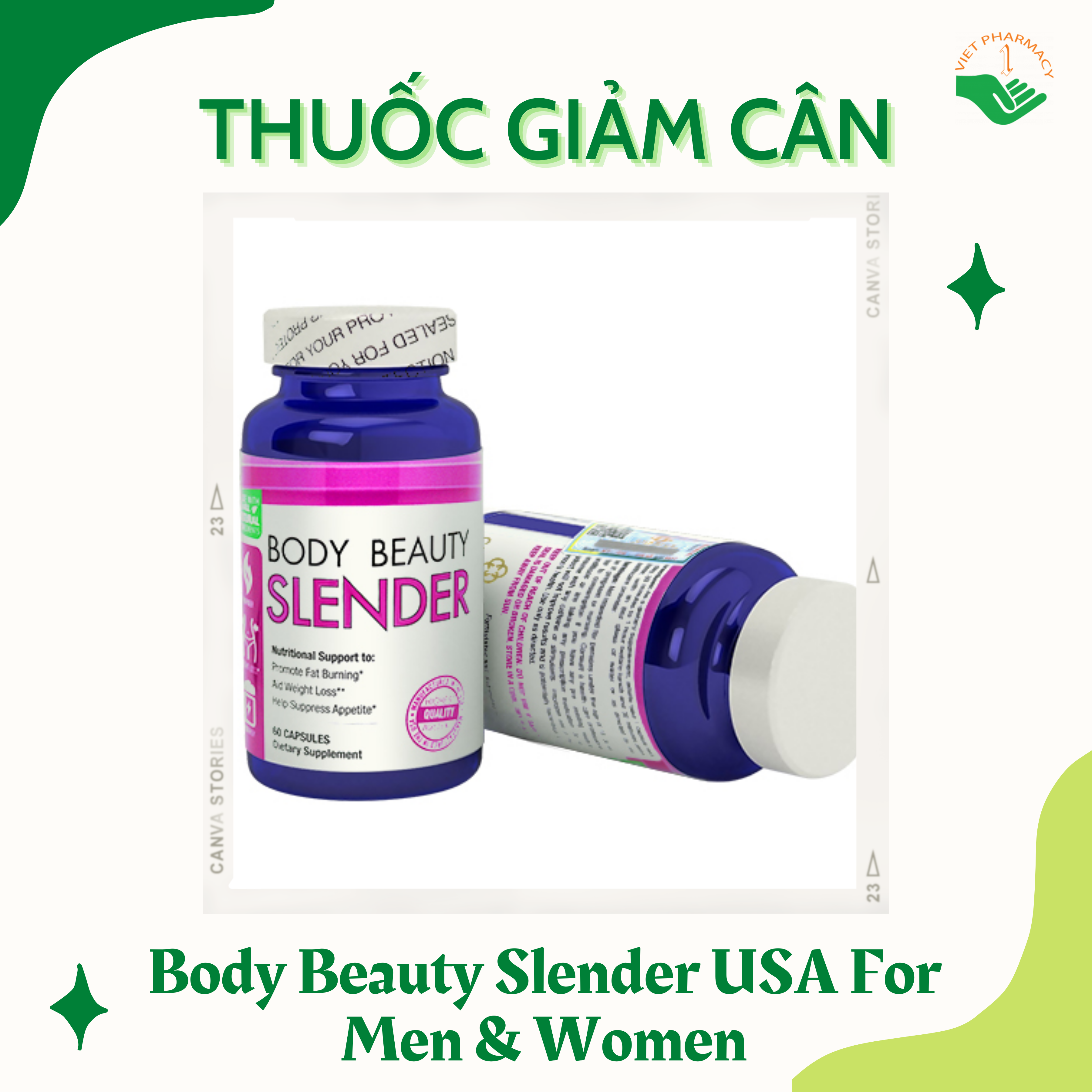 Body Beauty Slender USA For Men & Women