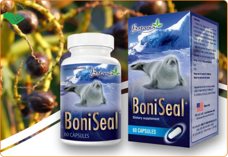 Viên uống BoniSeal Botania tăng cường sức khỏe tinh hoàn, suy giảm ham muốn tình dục ở nam giới (60 viên)