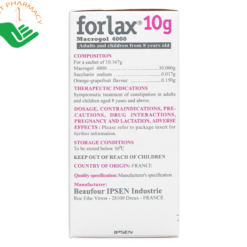 Bột pha dung dịch uống Forlax 10g trị táo bón