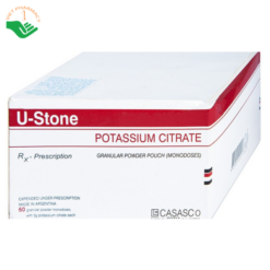 Bột pha uống U-Stone Casasco điều trị và phòng ngừa sỏi thận (60 gói)
