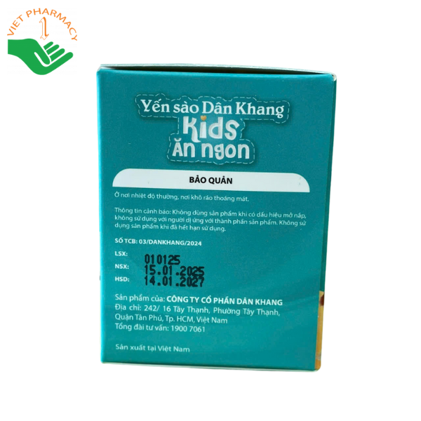 Yến sào Dân Khang kids ăn ngon 70ml