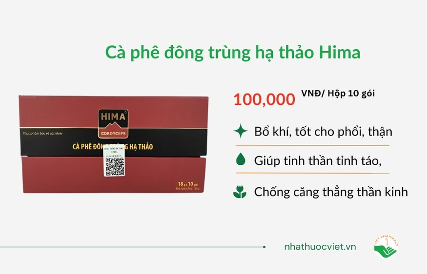 Cà phê đông trùng hạ thảo Hima