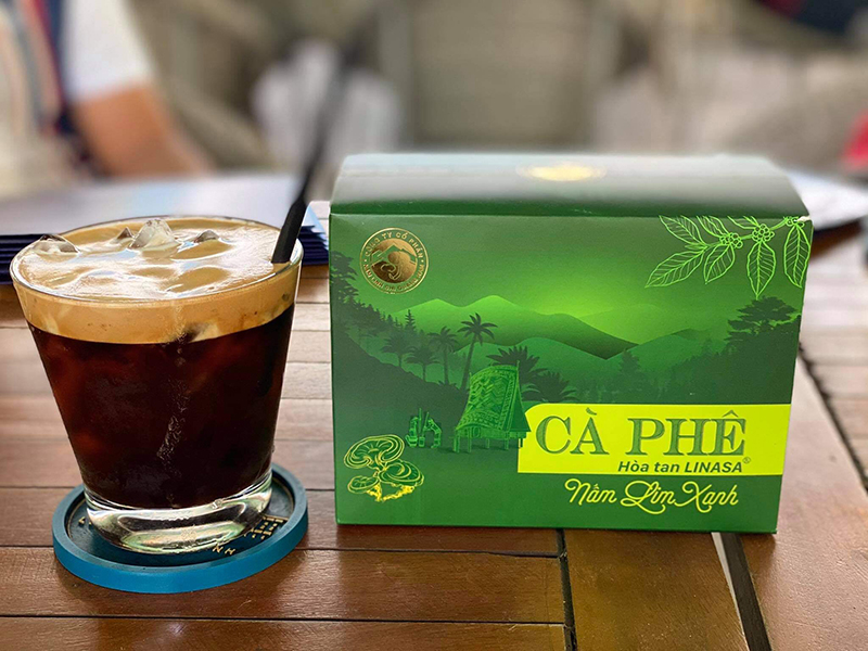 Cà phê hòa tan Nấm Lim Xanh