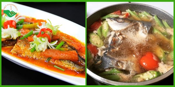 Cá thu Nhật kho cà và canh chua cá cam cho buổi tối
