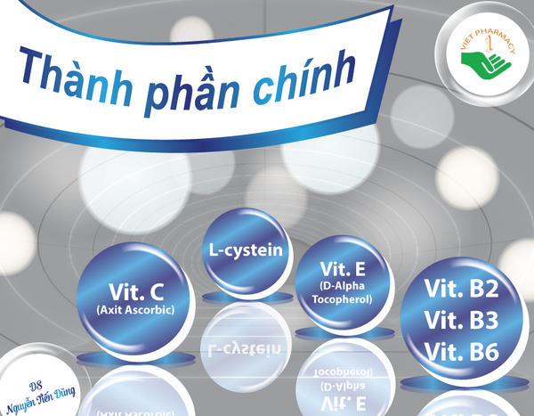 Các thành phần chính có trong viên uống trắng da Transino White C Clear