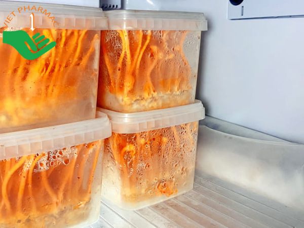 Cấp đông đông trùng hạ thảo tươi giúp kéo dài thời gian sử dụng lên đến 45 ngày