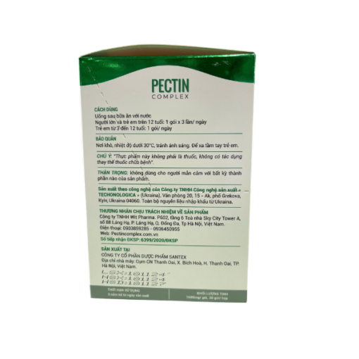 Viên uống hỗ trợ chống oxy hóa, hỗ trợ tăng cường chức năng gan Pectin Complex (Hộp 1 lọ 60 viên)