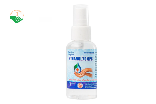 Sử dụng cồn 70 độ Ethanol hiệu quả đang bán tại Nhà thuốc Việt