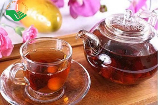 Trà nấm linh chi - đào là loại đồ uống thơm ngon, bổ dưỡng