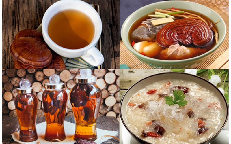 Một số cách dùng nấm linh chi