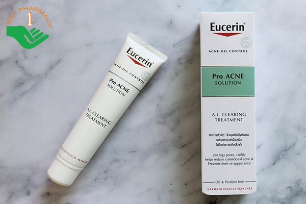 cach-tri-mun-boc-bang-kem-cham-mun Eucerin Pro Acne Solution A.I. Clearing Treatment - Kem trị mụn bọc hoàn hảo