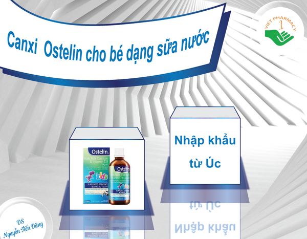 Hình ảnh sản phẩm Canxi Ostelin cho bé dạng sữa nước