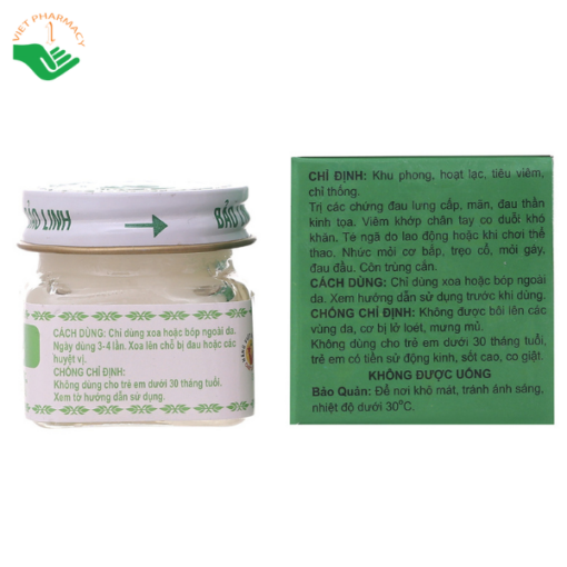 Cao xoa bóp Bạch Hổ Hoạt Lạc Cao Bảo Linh điều trị đau lưng cấp, đau thần kinh tọa (12 chai x 20g)