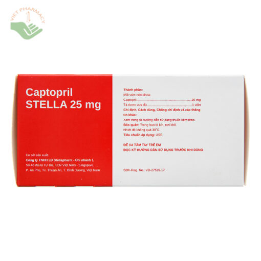 Captopril Stella 25mg