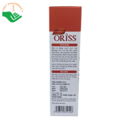 Sữa tắm khỏi mụn lưng giảm thâm mụn, viêm nang lông Oriss 300ml