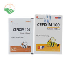 Thuốc Cefixim 100 USP điều trị nhiễm khuẩn (10 gói x 1.5g)