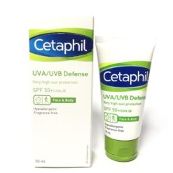 Kem Chống Nắng Cetaphil UVA/UVB Defense Very High Sun Protection SPF50+ UVA28