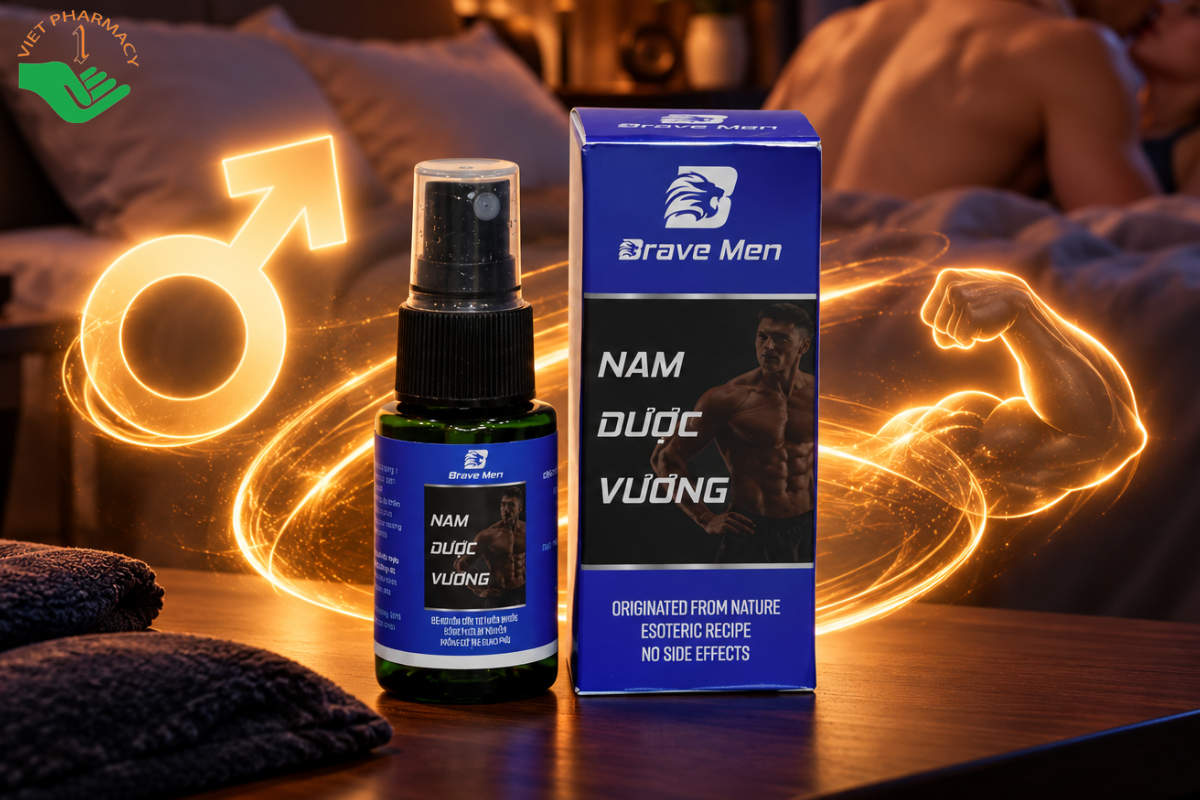 Chai xịt Nam Dược Vương hỗ trợ tăng cường sinh lý (Hộp 1 chai 20ml)