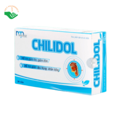 Thực phẩm bảo vệ sức khỏe Chilidol hỗ trợ giảm ho, đau rát họng và khản tiếng (Hộp 3 vỉ x 10 viên)