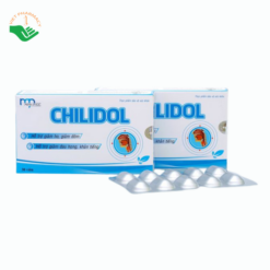 Thực phẩm bảo vệ sức khỏe Chilidol hỗ trợ giảm ho, đau rát họng và khản tiếng (Hộp 3 vỉ x 10 viên)