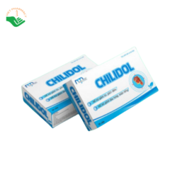 Thực phẩm bảo vệ sức khỏe Chilidol hỗ trợ giảm ho, đau rát họng và khản tiếng (Hộp 3 vỉ x 10 viên)