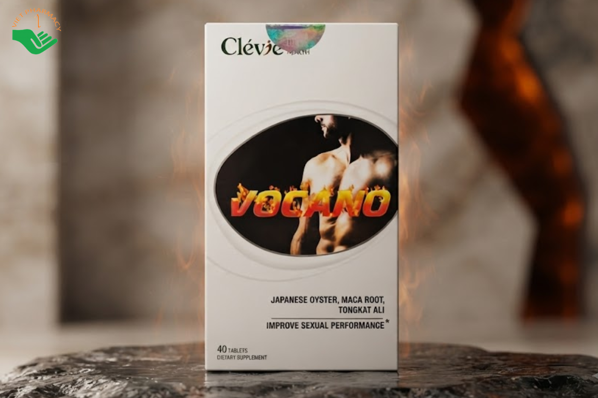 Viên uống Clevie Health Vocano hỗ trợ tăng cường sinh lý nam giới