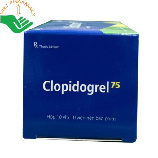 Thuốc Clopidogrel 75mg phòng ngừa nhồi máu cơ tim, đột quỵ