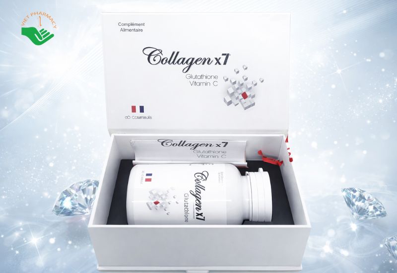 Viên đẹp da CKC Health Collagen X7 bổ sung collagen hỗ trợ làm đẹp da, cải thiện độ đàn hồi