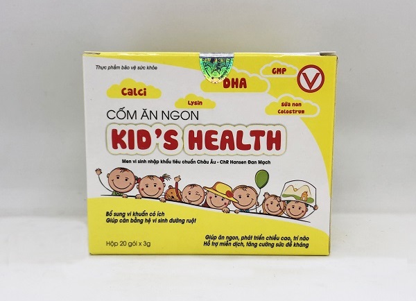 Cốm ăn ngon Kid’s health bổ sung nhiều lợi khuẩn cùng vitamin và khoáng chất thiết yếu