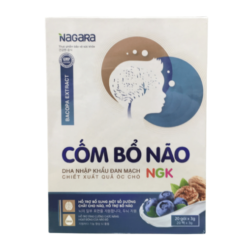 Cốm bổ não NGK- Bổ sung dưỡng chất cho não, hỗ trợ tăng cường chức năng của não bộ