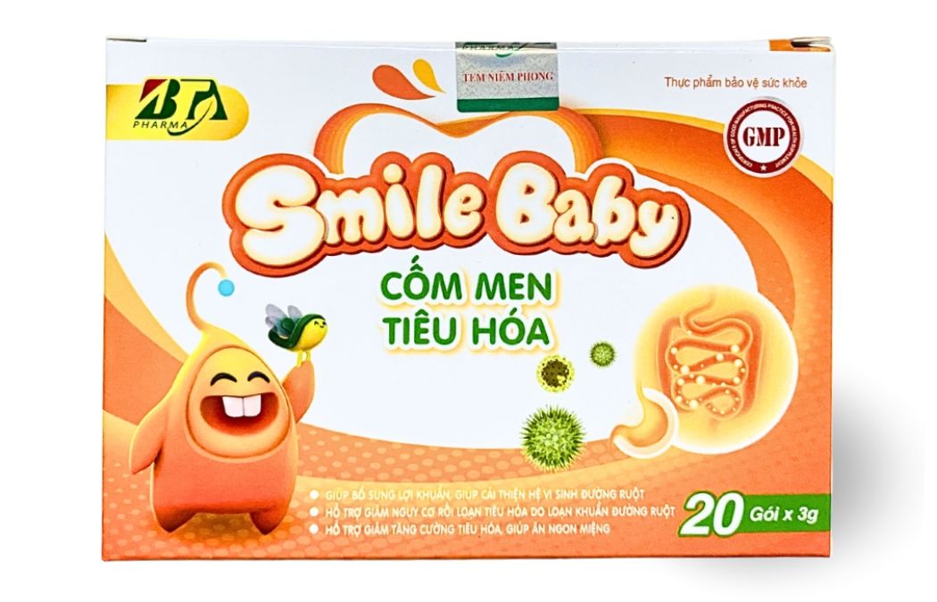 Cốm men tiêu hóa Smile Baby