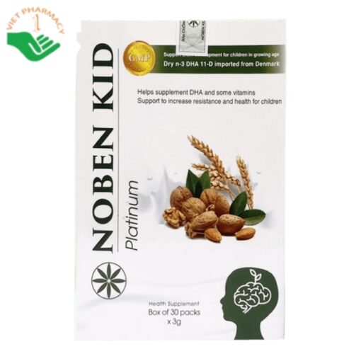Cốm Noben Kid hỗ trợ dưỡng chất cho não bộ trẻ