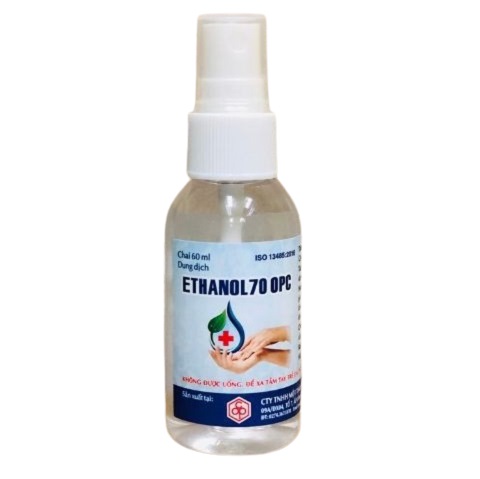 Cồn xịt sát khuẩn Ethanol Opc 70 Độ