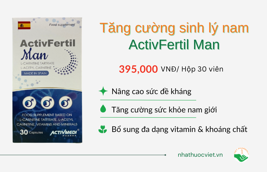 Công dụng của ActivFertil Man