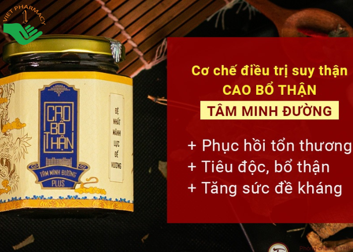 Công dụng Cao Bổ Thận Tâm Minh Đường