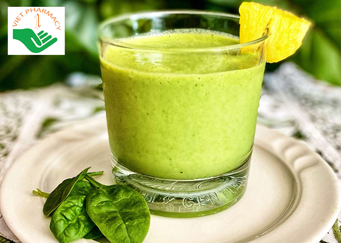 Công thức sinh tố giảm cân dứa xanh đơn giản dễ làm tại nhà