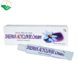 Thuốc bôi Daehwa Acyclovir Cream điều trị nhiễm khuẩn (5g)
