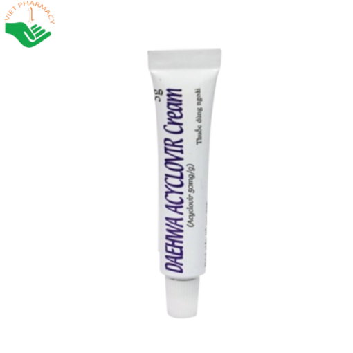 Thuốc bôi Daehwa Acyclovir Cream điều trị nhiễm khuẩn (5g)