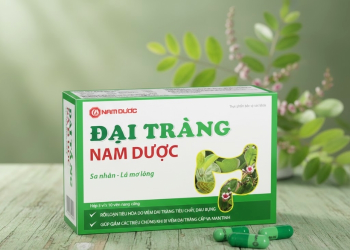 Viên uống Đại Tràng Nam Dược giảm triệu chứng viêm đại tràng (Hộp 30 viên)