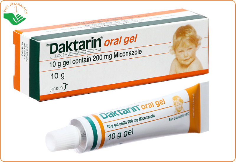 Gel Daktarin Oral Janssen điều trị nhiễm nấm candida (10g)