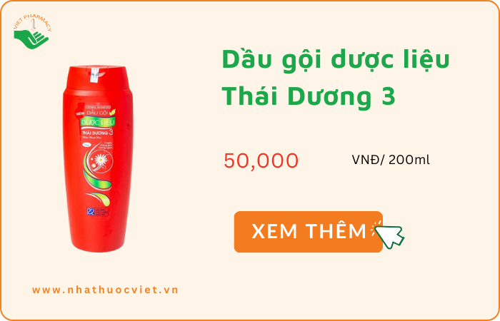 Dầu gội dược liệu Thái Dương 3