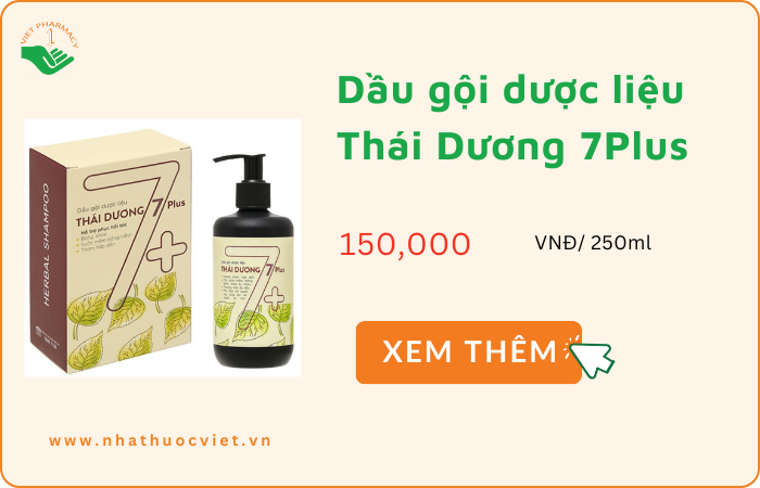 Dầu gội dược liệu Thái Dương 7Plus