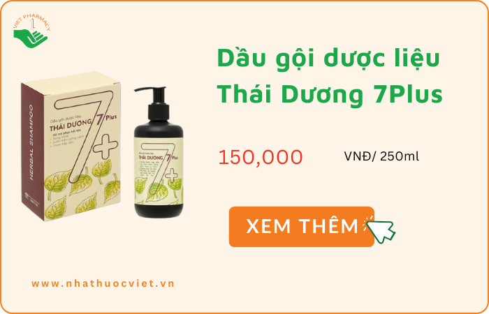 Dầu gội dược liệu Thái Dương 7Plus