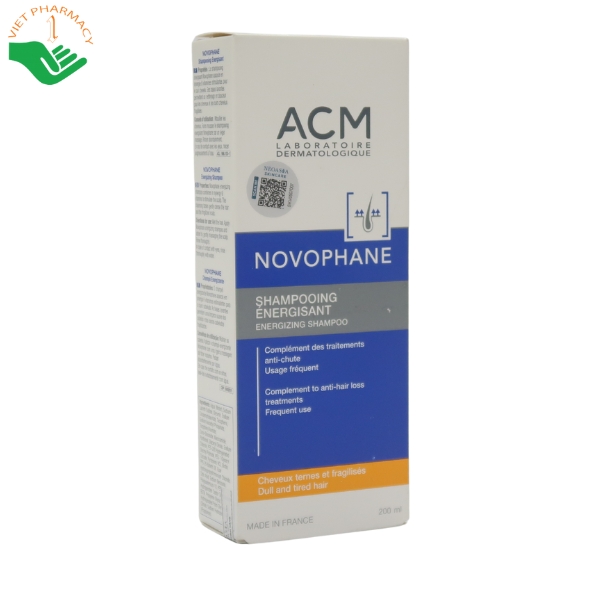Dầu gội làm sạch và dưỡng tóc khỏe mạnh ACM Novophane Energizing Shampoo 200ml - Ảnh 6