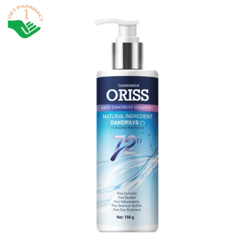 Dầu gội hỗ trợ trị gàu ORISS 150g