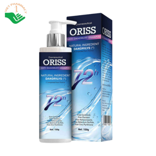 Dầu gội hỗ trợ trị gàu ORISS 150g