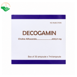 Decogamin 600mg - Cải thiện trí nhớ, phục hồi sau chấn thương