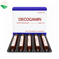Decogamin 600mg - Cải thiện trí nhớ, phục hồi sau chấn thương