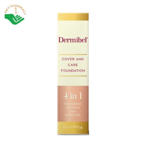 dermibel-cover-and-care-foundation Kem nền trang điểm Dermibel Cover and Care Foundation